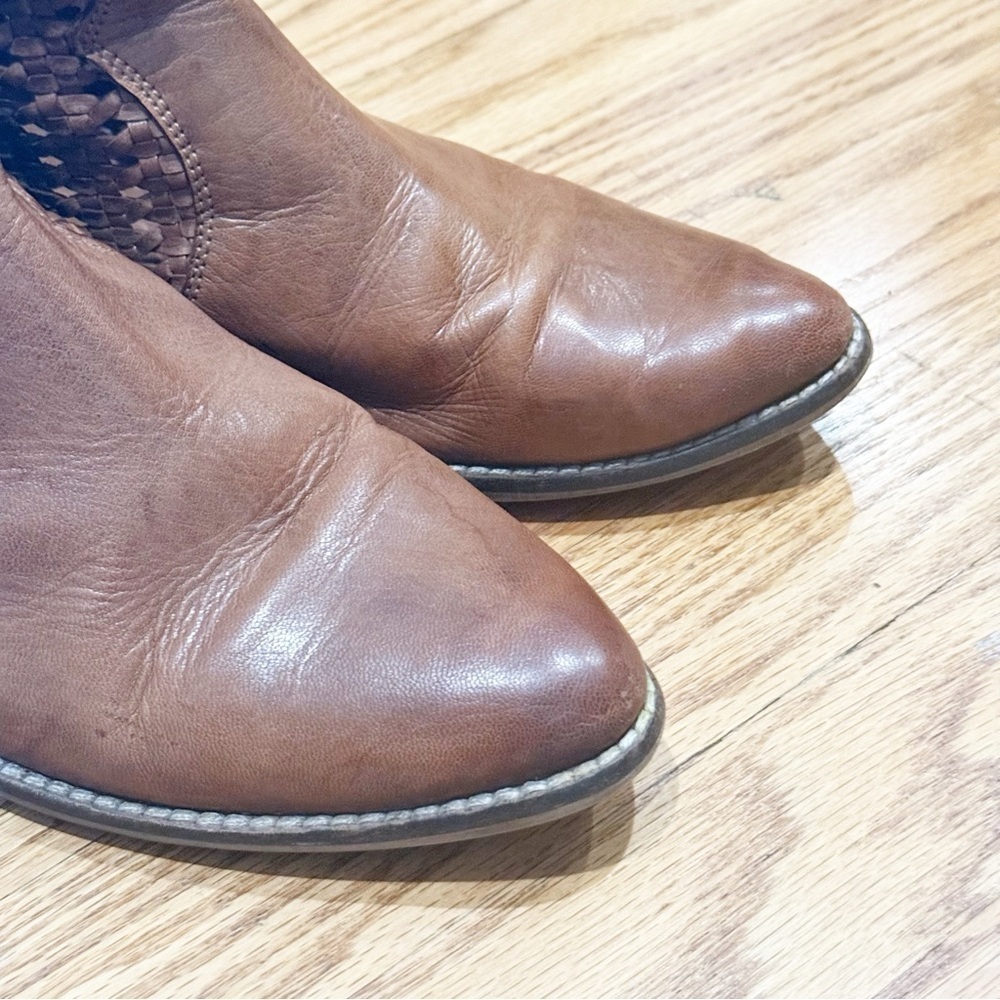 Seychelles Brown Leather Ankle Boots 9 - Picture 7 of 10